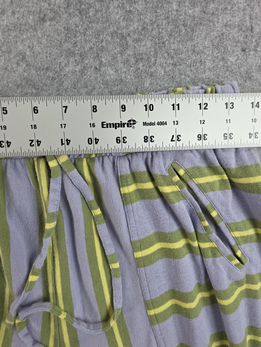 Free-est striped cotton lounge pant in lavender and green Free People XS - Picture 5 of 7